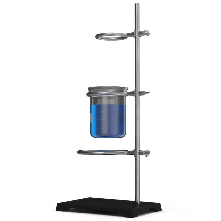 Ring Stand and Beaker 250ml 3D