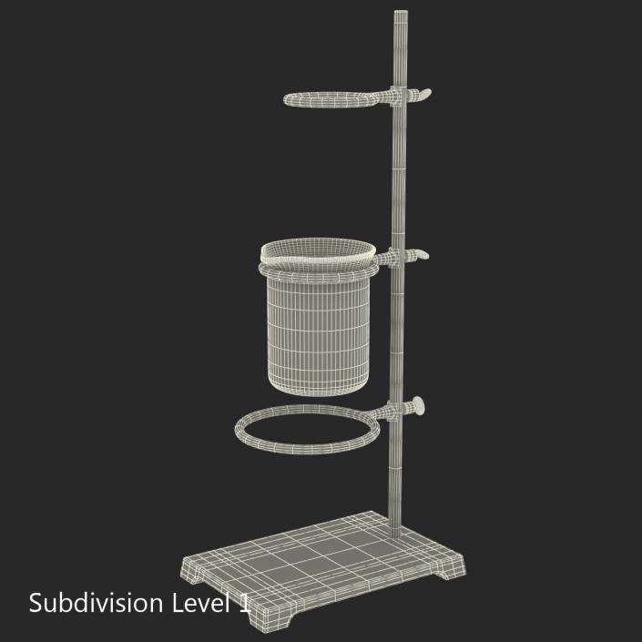 Ring Stand and Beaker 250ml 3D