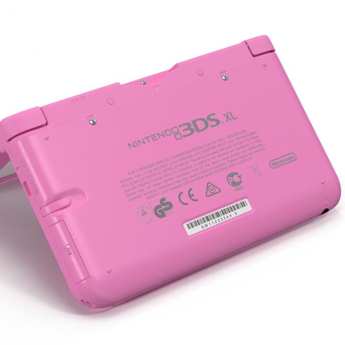 3D model Nintendo 3DS XL Pink