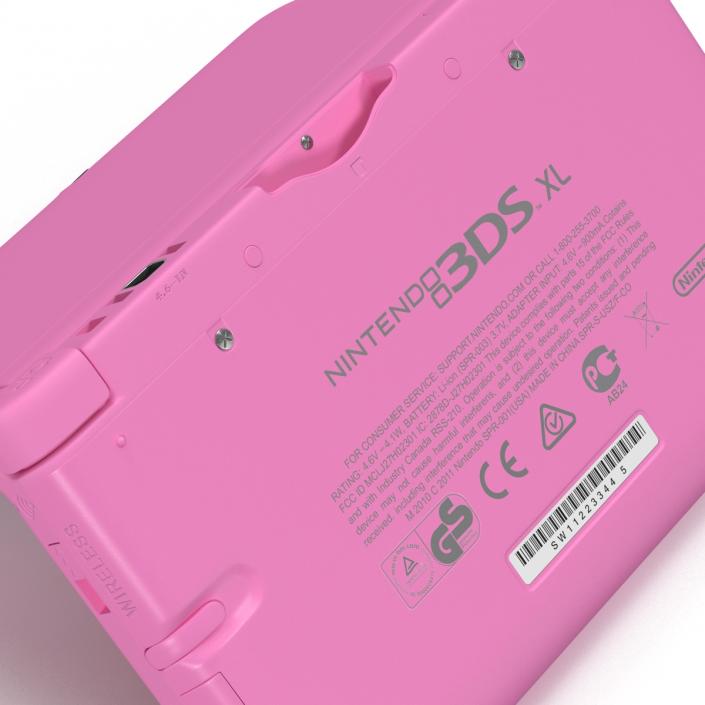 3D model Nintendo 3DS XL Pink