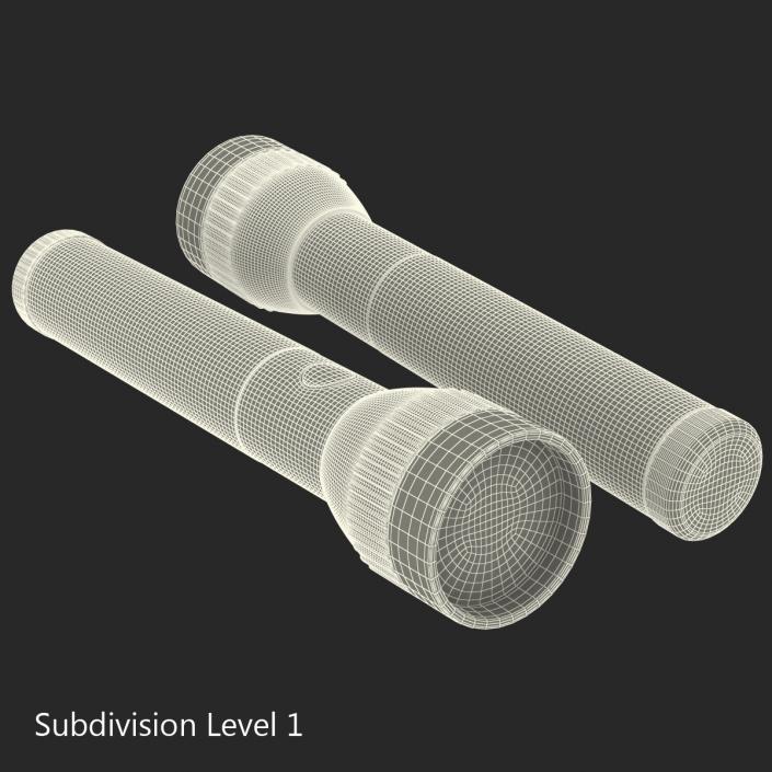 3D model Police Flashlight Generic