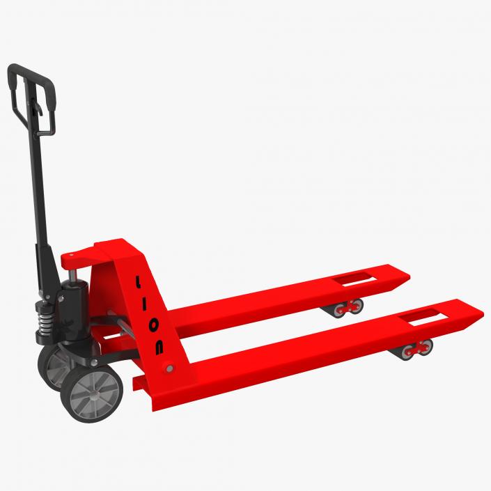 3D model Pallet Jack Red