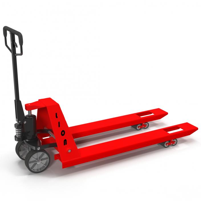 3D model Pallet Jack Red