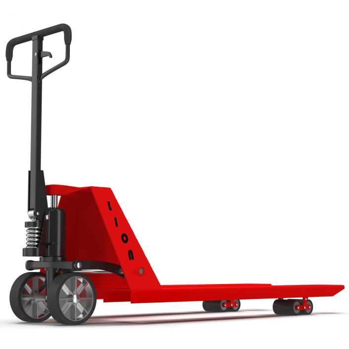 3D model Pallet Jack Red