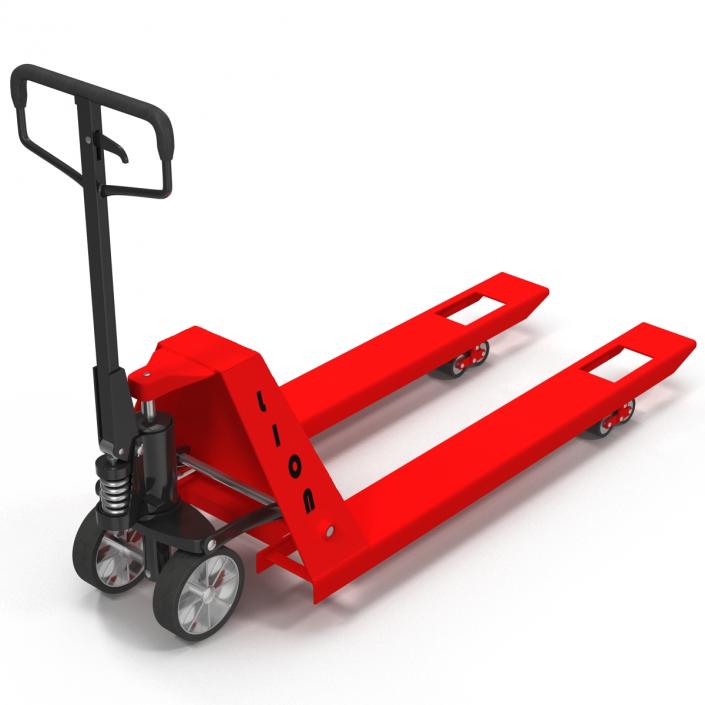 3D model Pallet Jack Red