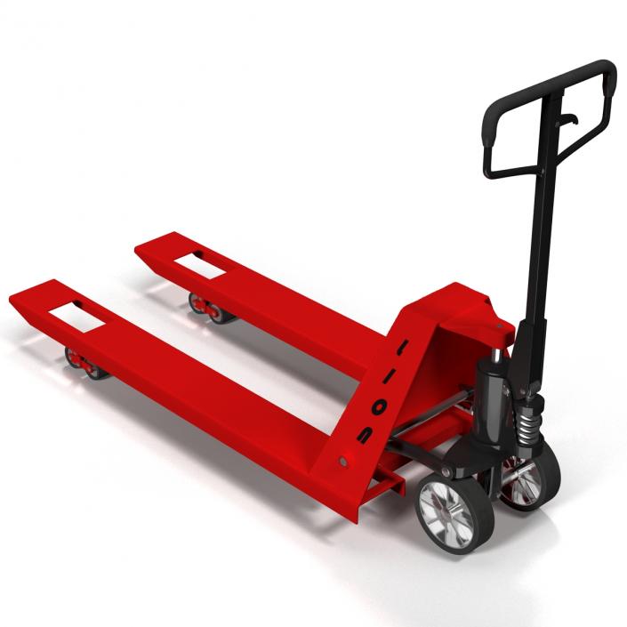 3D model Pallet Jack Red