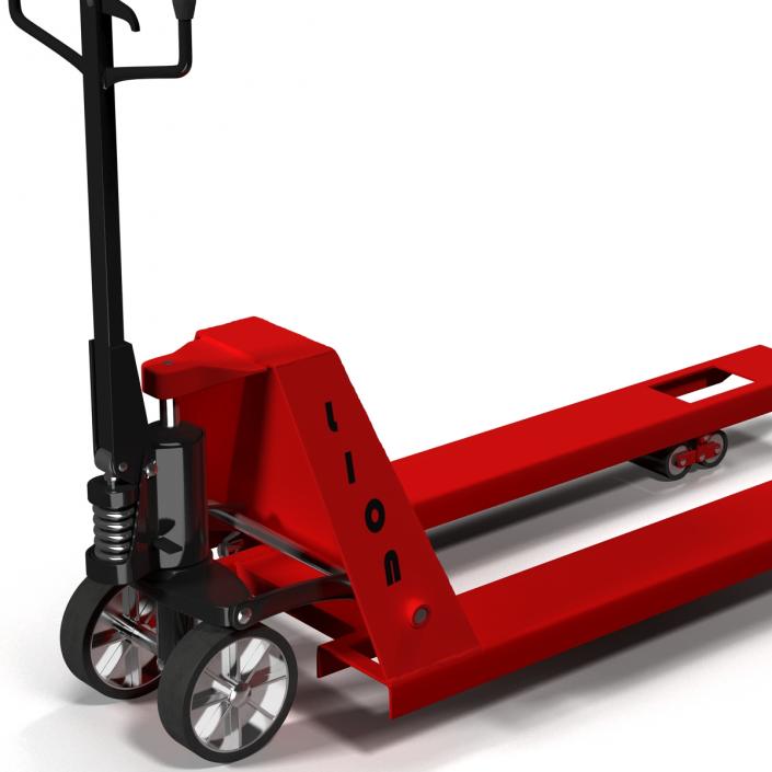 3D model Pallet Jack Red