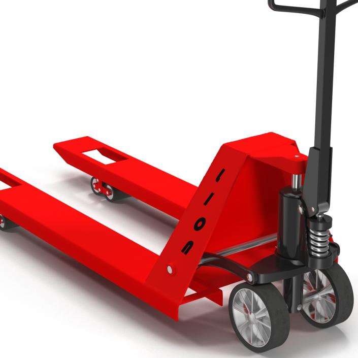 3D model Pallet Jack Red