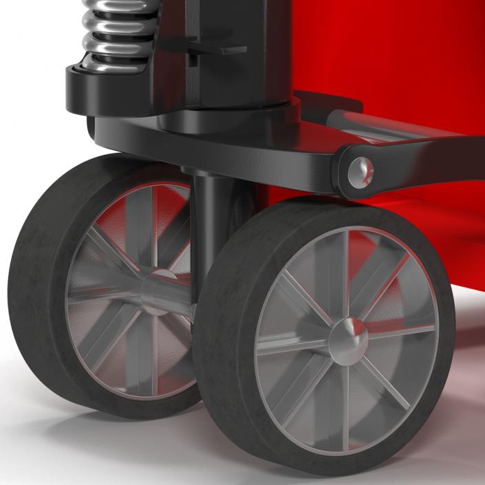 3D model Pallet Jack Red