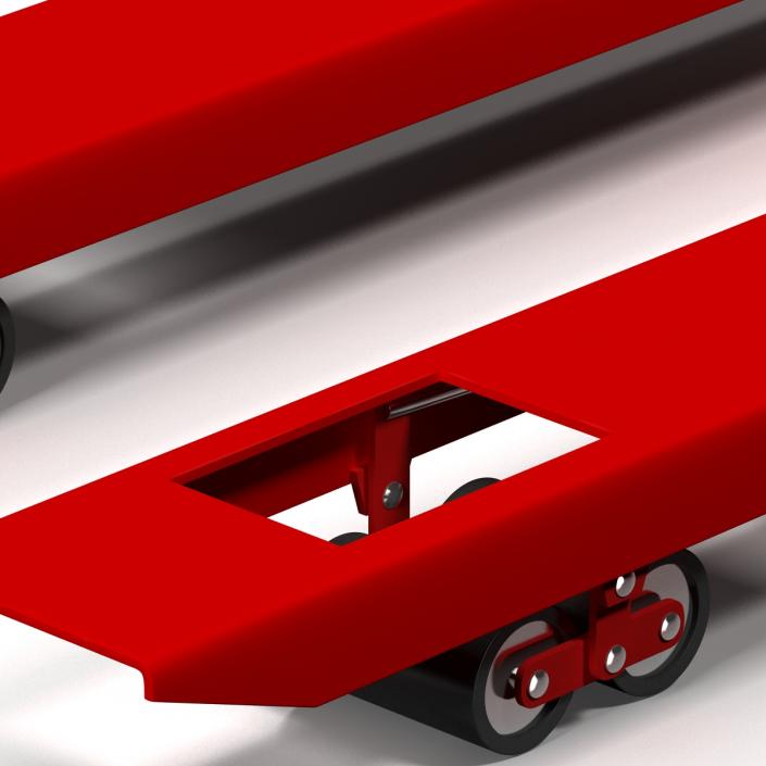 3D model Pallet Jack Red