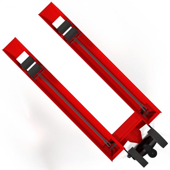 3D model Pallet Jack Red