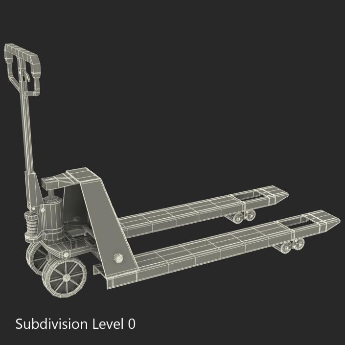 3D model Pallet Jack Red