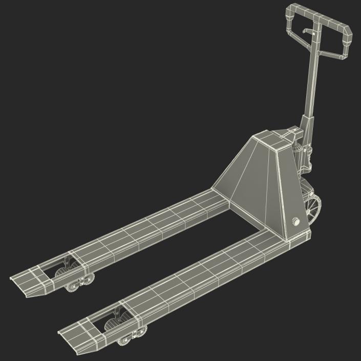 3D model Pallet Jack Red