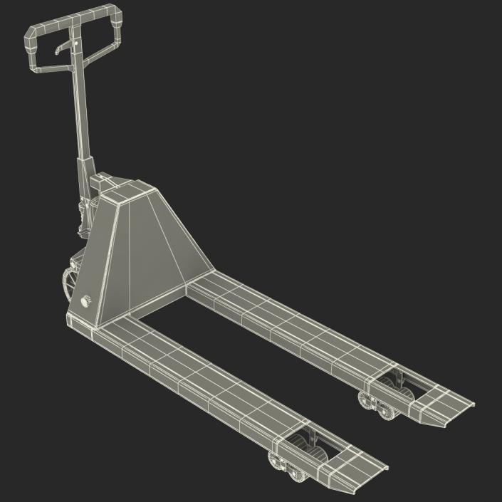 3D model Pallet Jack Red