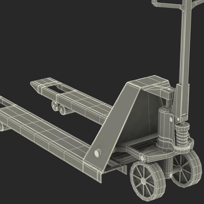 3D model Pallet Jack Red