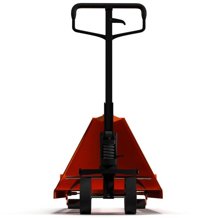 3D Pallet Jack Orange model