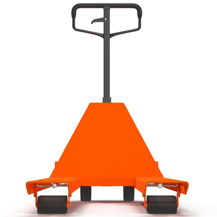 3D Pallet Jack Orange model