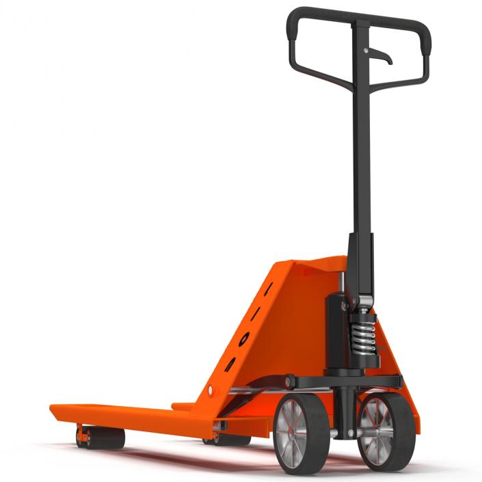 3D Pallet Jack Orange model