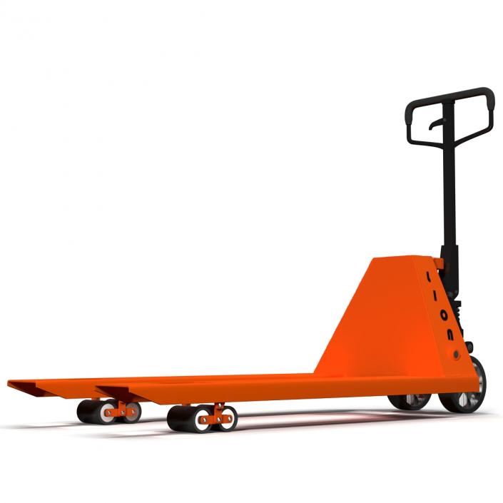 3D Pallet Jack Orange model