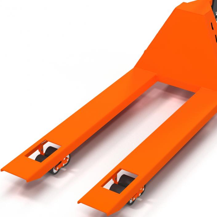 3D Pallet Jack Orange model