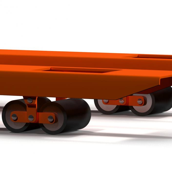 3D Pallet Jack Orange model