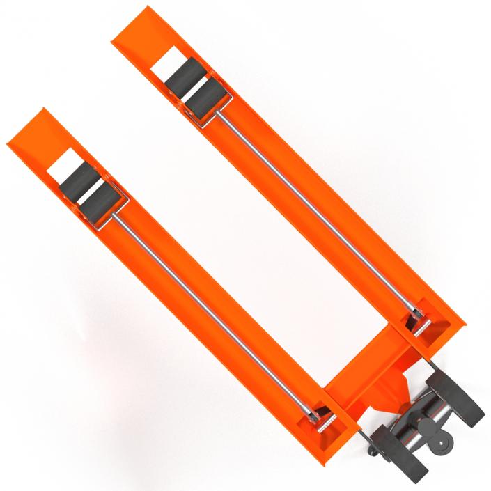 3D Pallet Jack Orange model