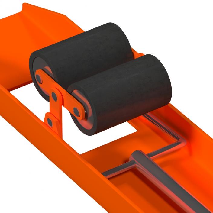 3D Pallet Jack Orange model