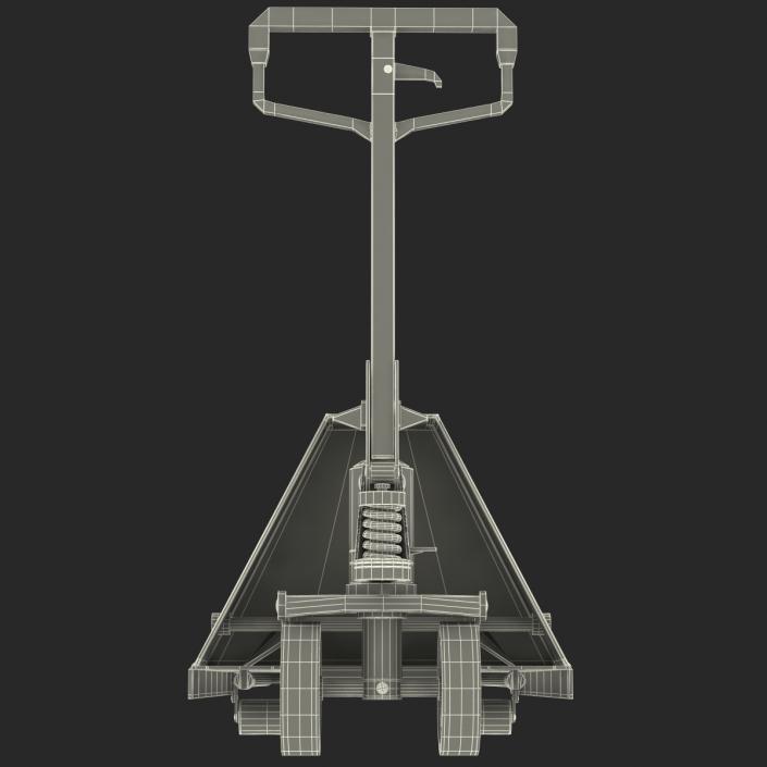 3D Pallet Jack Orange model