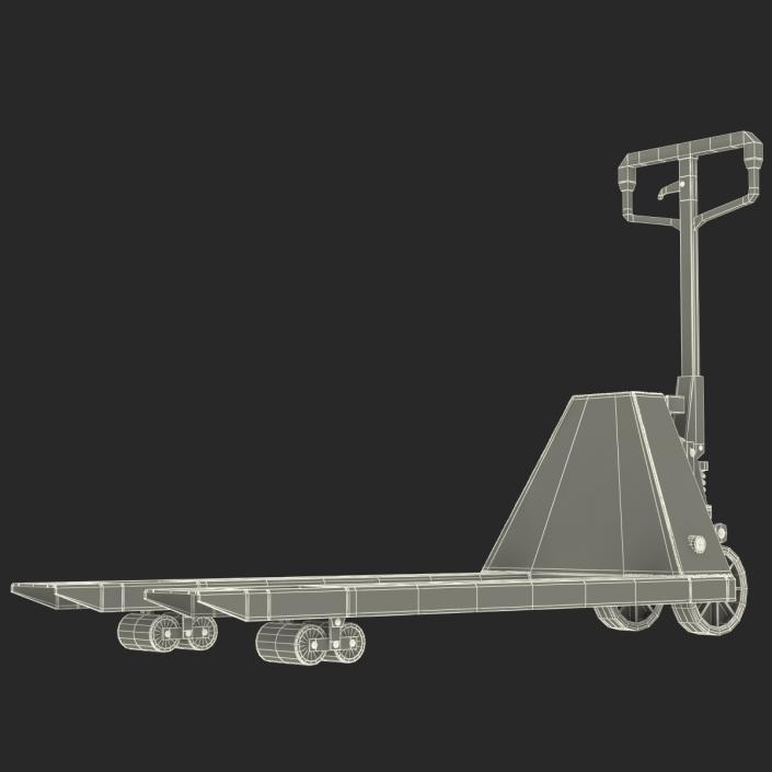 3D Pallet Jack Orange model