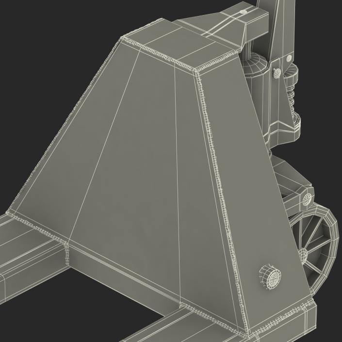 3D Pallet Jack Orange model