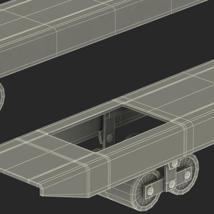 3D Pallet Jack Orange model