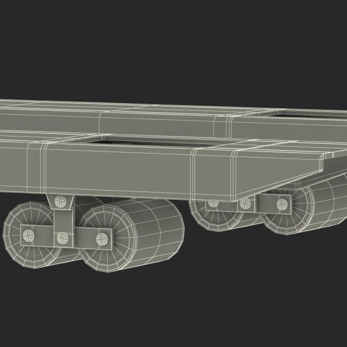 3D Pallet Jack Orange model