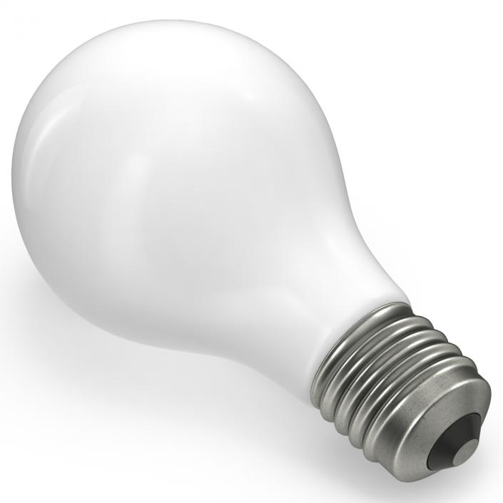 3D Matte Light Bulb