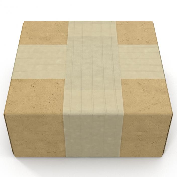 3D model Cardboard Box 4