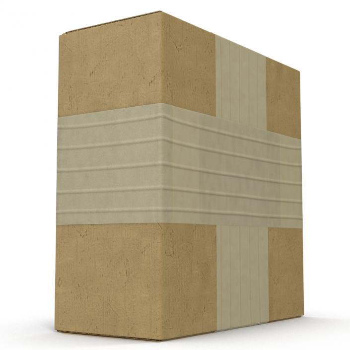 3D model Cardboard Box 4