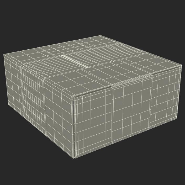 3D model Cardboard Box 4