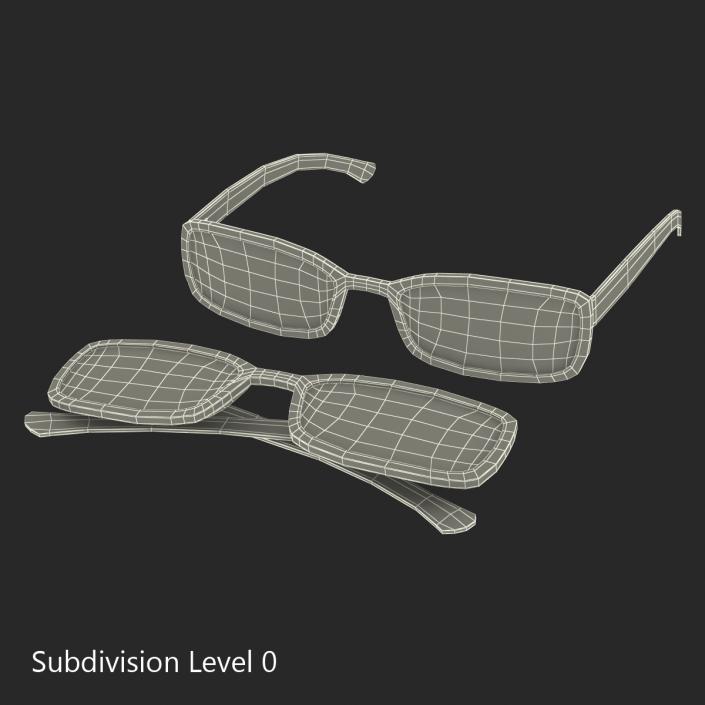 3D Glasses 5 Set model