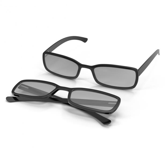 3D Glasses 5 Set model