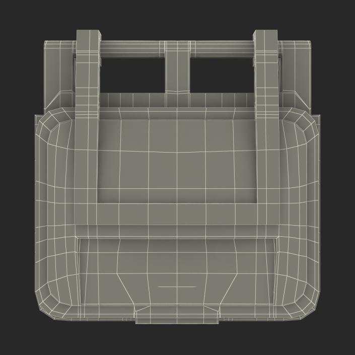 Recyling Bin Yellow 3D model