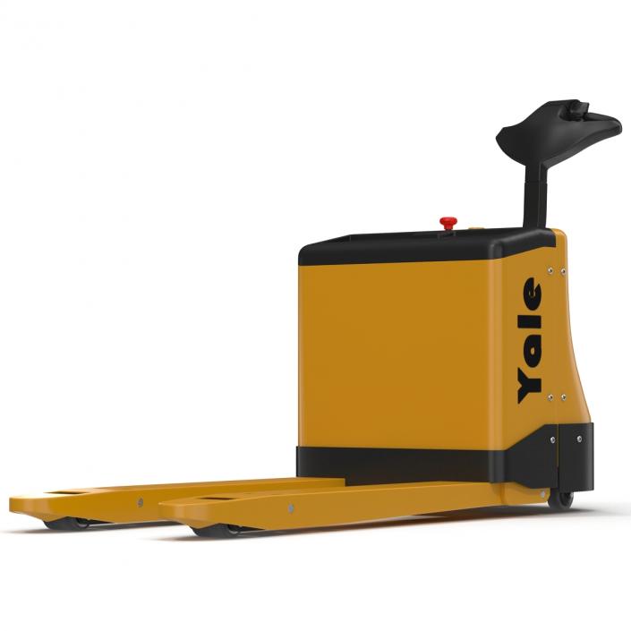 3D Powered Pallet Jack Yellow