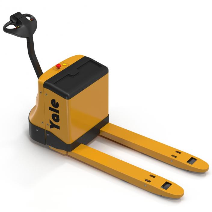 3D Powered Pallet Jack Yellow