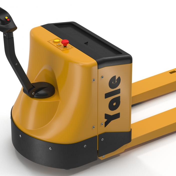 3D Powered Pallet Jack Yellow