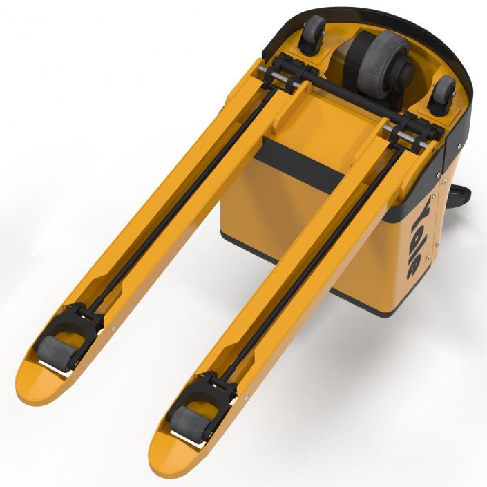 3D Powered Pallet Jack Yellow