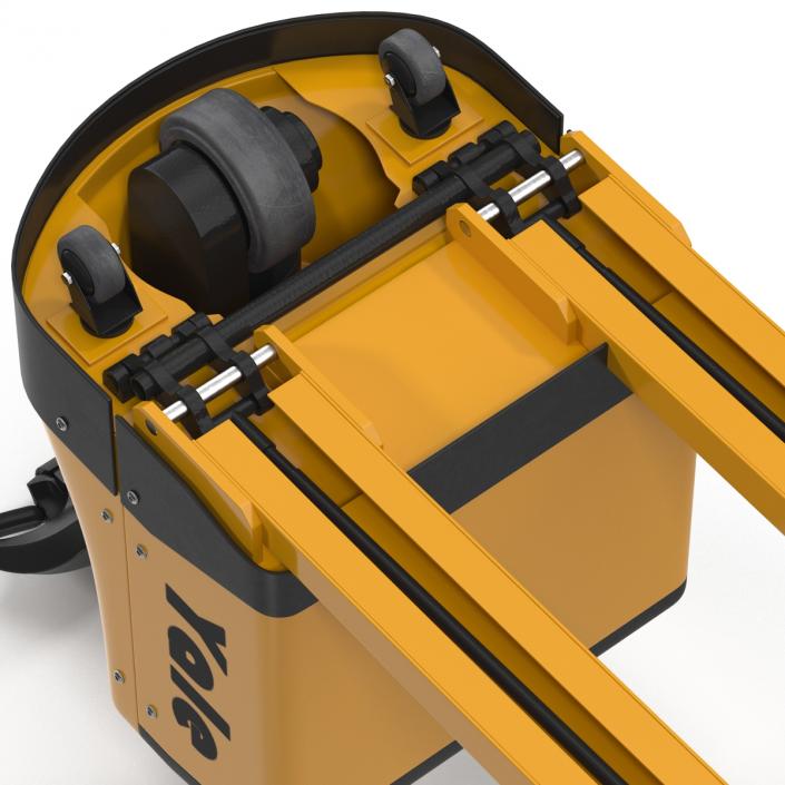 3D Powered Pallet Jack Yellow