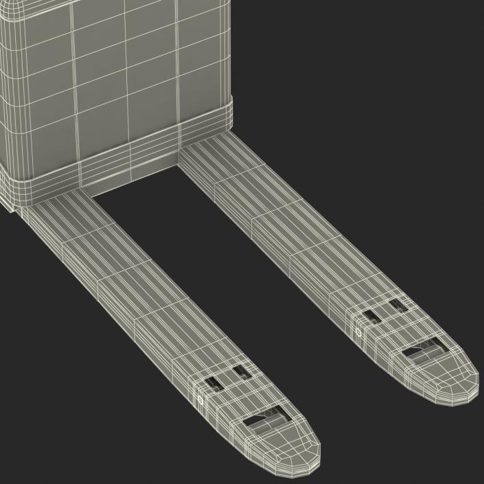 3D Powered Pallet Jack Yellow