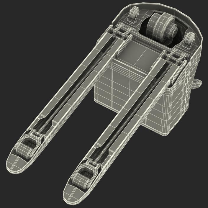 3D Powered Pallet Jack Yellow