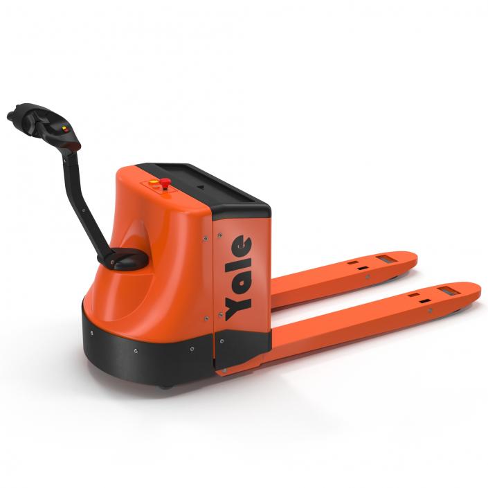 3D Powered Pallet Jack Orange