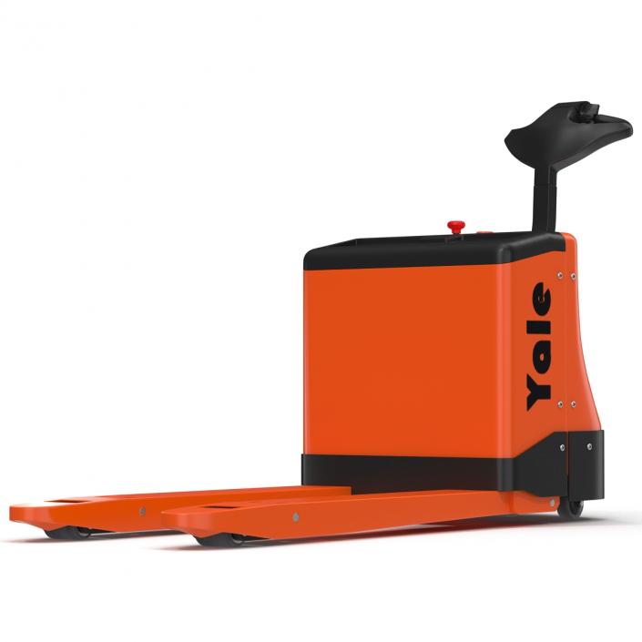 3D Powered Pallet Jack Orange