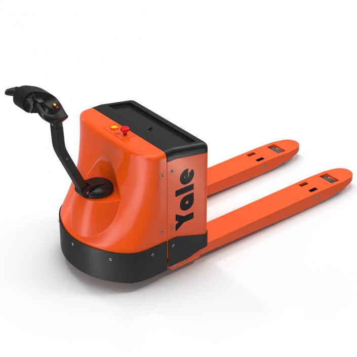 3D Powered Pallet Jack Orange