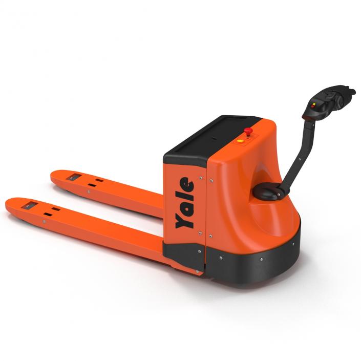 3D Powered Pallet Jack Orange